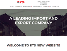 Tablet Screenshot of ktstrade.com